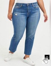 Torrid Stovepipe Straight Classic Denim High-Rise Jean sz 18