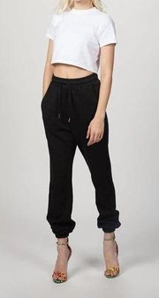 WeWoreWhat Black Sweatpant Jogger Pants Size S