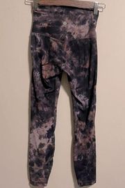 Lululemon  Align Pant 25" Diamond Dye Graphite Grey Pink Pastel- Size 2