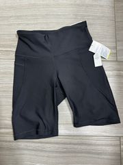 NWT  PowerSoft Athletic Black Bermuda Bike Shorts- Size Medium