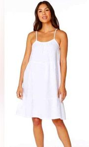 NWT -  Los Angeles Beach Gauze Tiered Cami Dress | White | Medium 🏝️