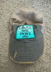 ‘Lake Hair Don’t Care’ Baseball Cap