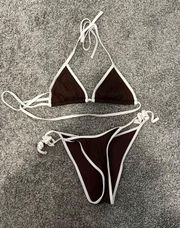 Brown Triangle  Bikini