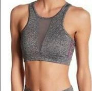 C&C California Heather Gray Mesh Sports Bra. Size XSmall.