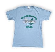 Blue Cannabis "Periodically" Tee, Unisex Medium