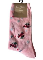 J.Crew Women's Christmas Holiday Theme style Trouser Socks One Size NWT