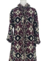 Tory Burch Mandeville Coat In Mosaic Coating