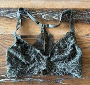 Army Green Lace Bralette Size XSmall