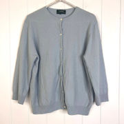 Vintage Lauren Ralph Lauren 90's Pale Blue Cashmere Cardigan SZ M