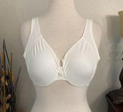 NWOT Oscar De La Renta Vintage White Unlined Underwire Bra Size 36D