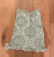 Boho Green Sun Dress