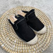 Schutz Espadrille Mule Sandals Flat Size 7B