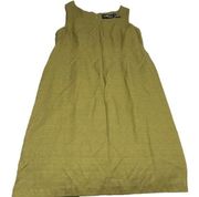 SAG HARBOR Olive Green Dress Thick Strap Petite 16P