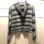 BB Dakota Striped Cowl Neck Sweater