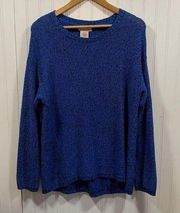 Philosophy blue knit sweater