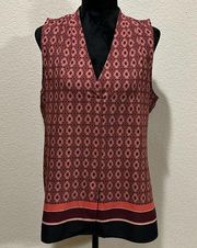 Van Heusen Print V-Neck Blouse