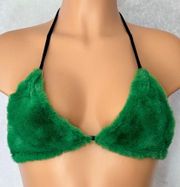 Fluffy Green, Sexy Bralette