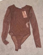 Mesh Long Sleeve bodysuit