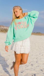 Good Times Mint Pullover