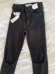 Topshop Black Jamie Jeans