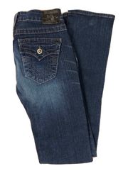 Boot Cut Jeans With Swarovski Crystals