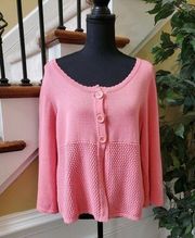 Van Heusen Sweater Cardigan Size L