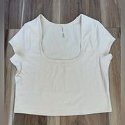 NWT Outdoor Voices crop top size M ribbed