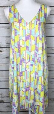 🎈The Impeccable Pig Pastel Geometric Shift Dress S