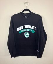 Northwest Missouri State University black long sleeve  shirt