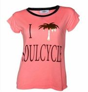 Soulcycle pink shirt sizes S