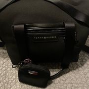 Tommy Hilfiger nylon crossbody satchel