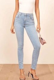 Reformation High & Skinny Crop Jeans In Barbados