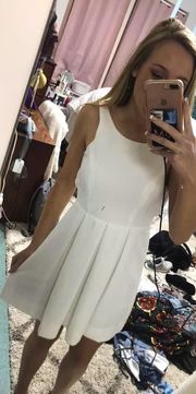 White Semi Dress