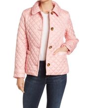 💕KATE SPADE💕 Button Down Diamond Quilted Coat ~ Medium Pink XL NWT