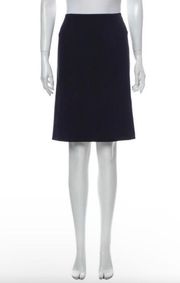 Valentino SZ 10 virgin wool straight skirt