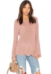 Michael Stars Scalloped Hem Sweater Size XS