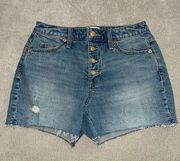 Universal Threads denim vintage midi shorts