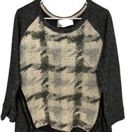 Dolan anthropology Wool Mohair
Blend Knit Houndstooth Pullover
Sweater large