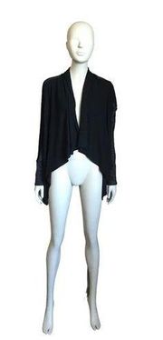 NWT Francesca’s Buttons Black and Gray Cardigan