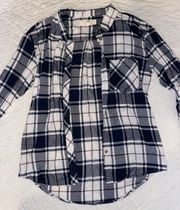 Cozy Black And White Flannel