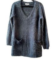 Jack by B.B. Dakota Dusty Blue Cozy Eyelash Sweater Sz S