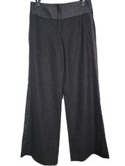 Diane von Furstenberg 4 Wool Wide Leg Pants