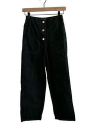 & Other Stories Dark Green Pocket Front Jeans