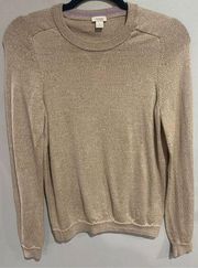 FOSSIL Merino Wool Sweater-Beige Small-Long Sleeve Women’s EUC