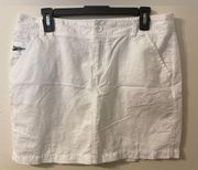 Womens White Converse One-Star Fit 3 Midi Skirt Size 12