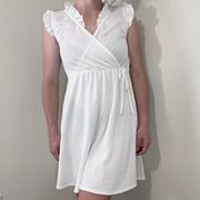 White Caution To The Wind Dress