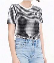 J. Crew Women's Pocket Stripe T-Shirt Bodysuit