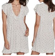 Auguste Jasmine Sunday Mini Dress in Cream Floral