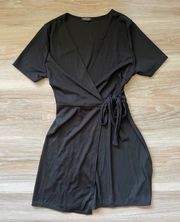 Black Wrap Dress