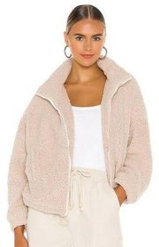 Sndys Sheepish Jacket Teddy Cream/Tan Size 8 NWT